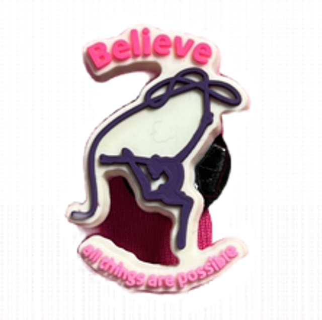 Croc Charm - Believe All Things Are Possible 