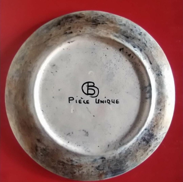 Exceptionnelle céramique d'art,signée Bernard Buffat