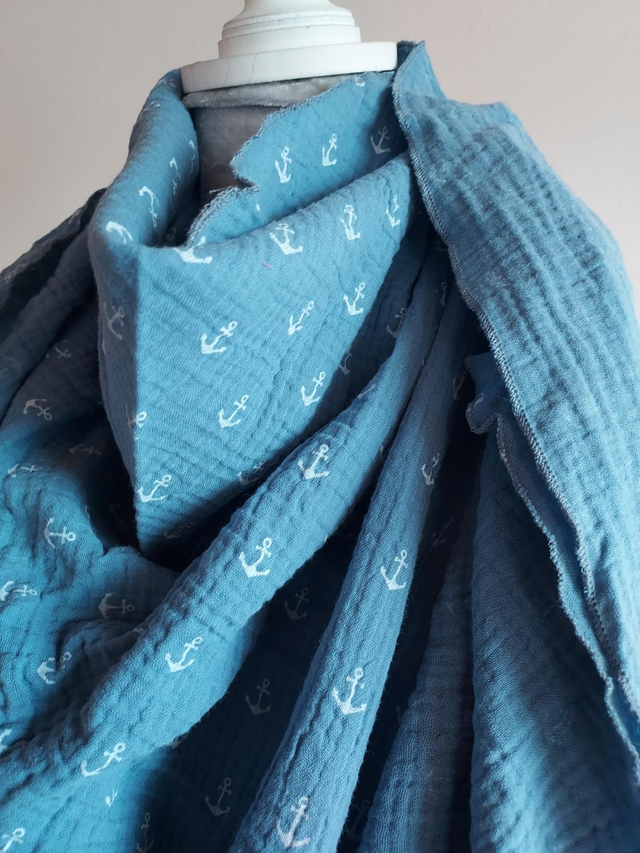 Schal Musselin Anker