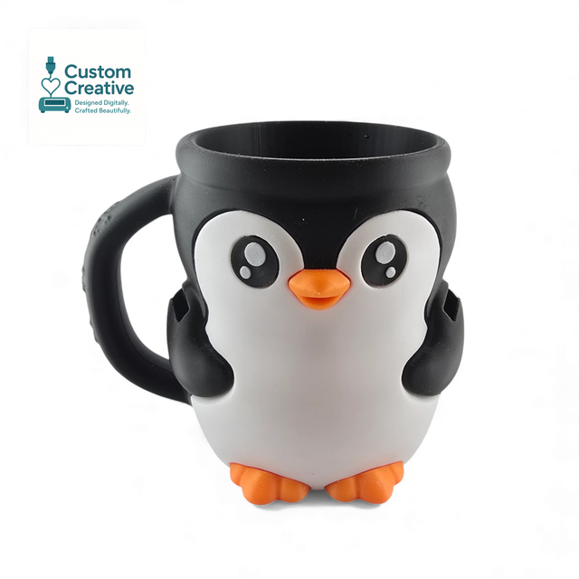 Penguin Ice Cream Holder – 3D Printed Tub Sleeve for Ben &amp; Jerry’s &amp; Häagen-Dazs