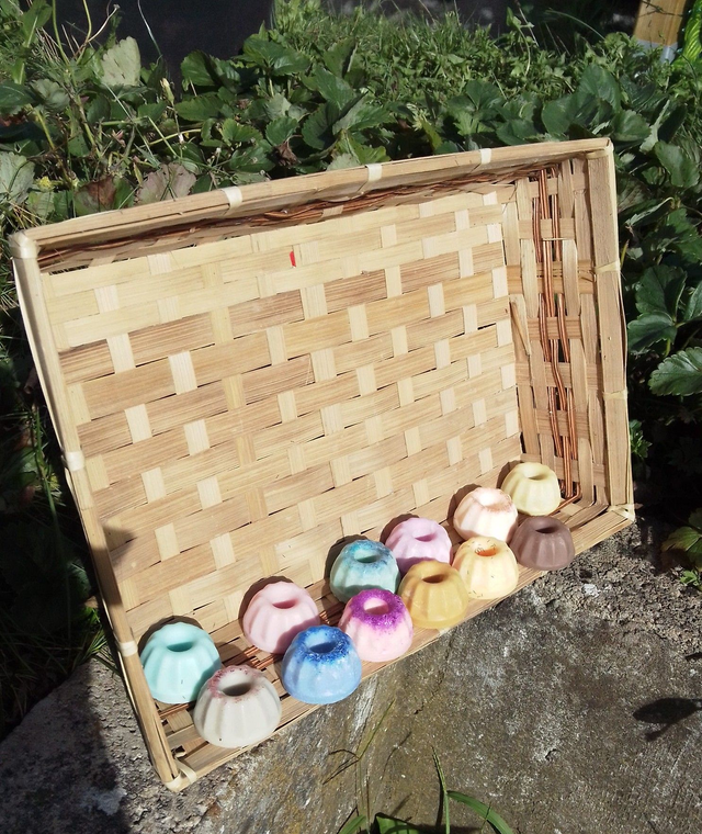 Lot de 3 fondants &quot;kouglof&quot;  parfum au choix