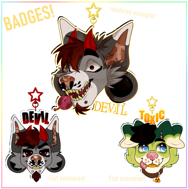 fursona badges!