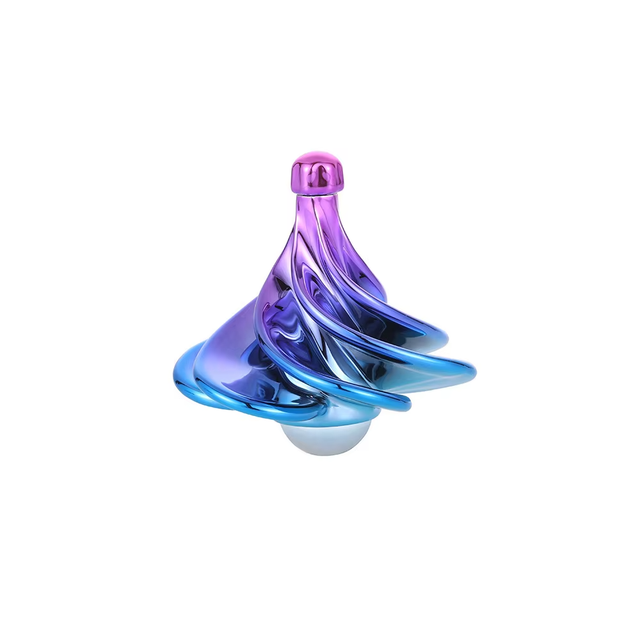 0001 - Gyro Fidget Spinner - blauw/magenta (tol)