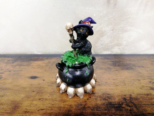 Chat noir sorcier 