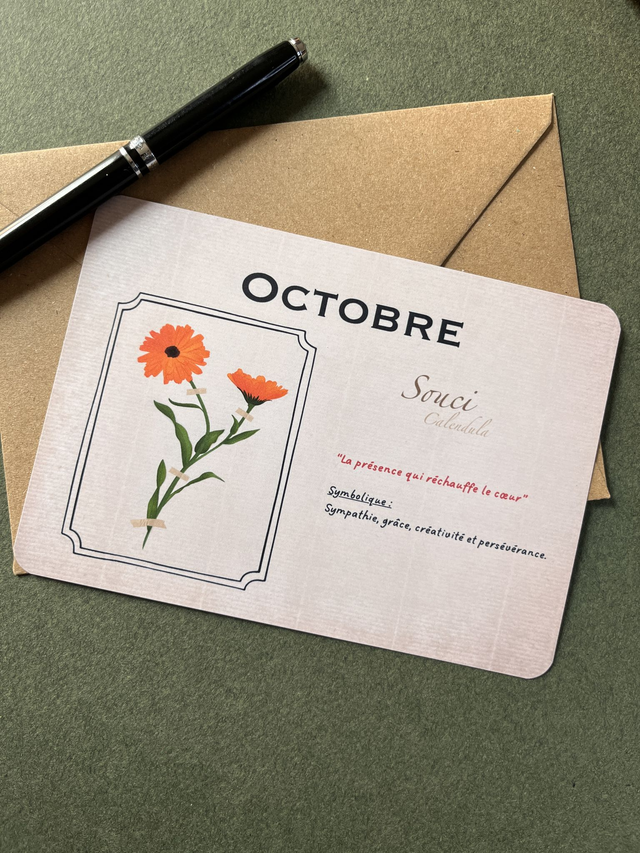 Carte 10. Octobre, le Souci