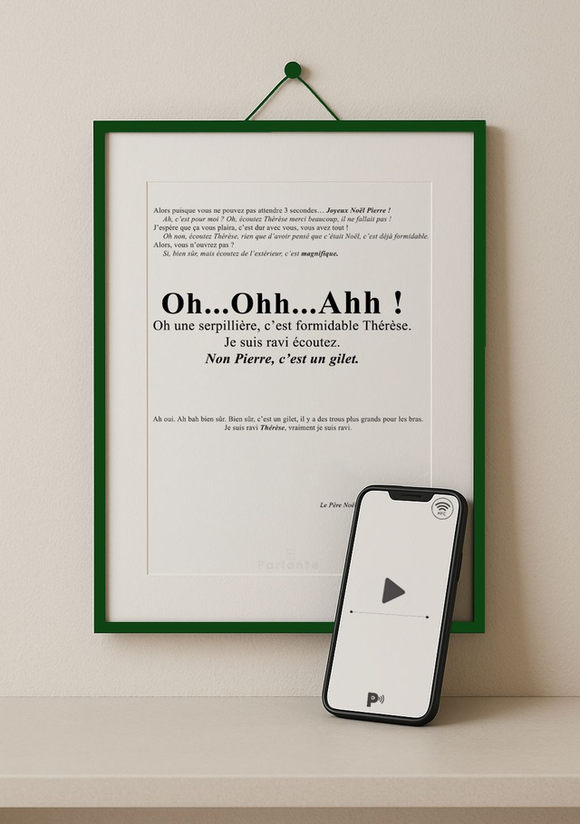 Affiche interactive cinéma Le père noël est une ordure | La serpillière (Audio Inclus)