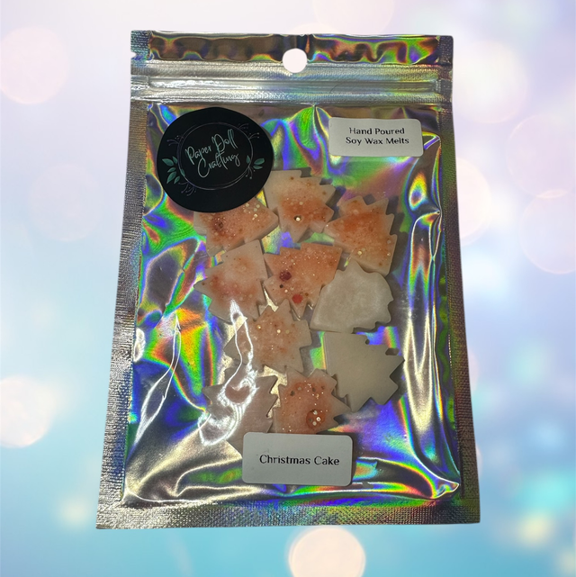 Christmas Cake Soy Wax Small Hearts