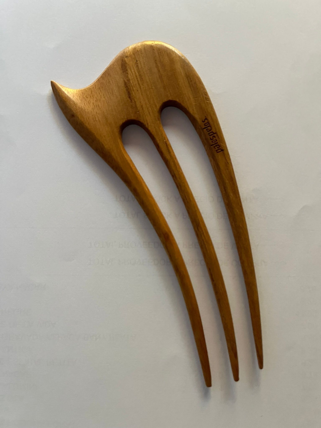 HORQUILLA "PALOSPELOS" DE MADERA 3 PUAS OLA