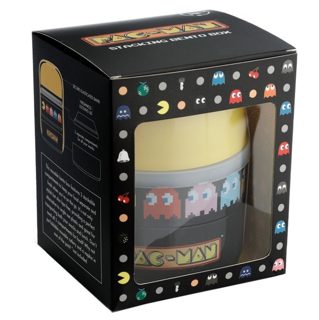 Pac-Man Stacked Round Bento Lunch Box