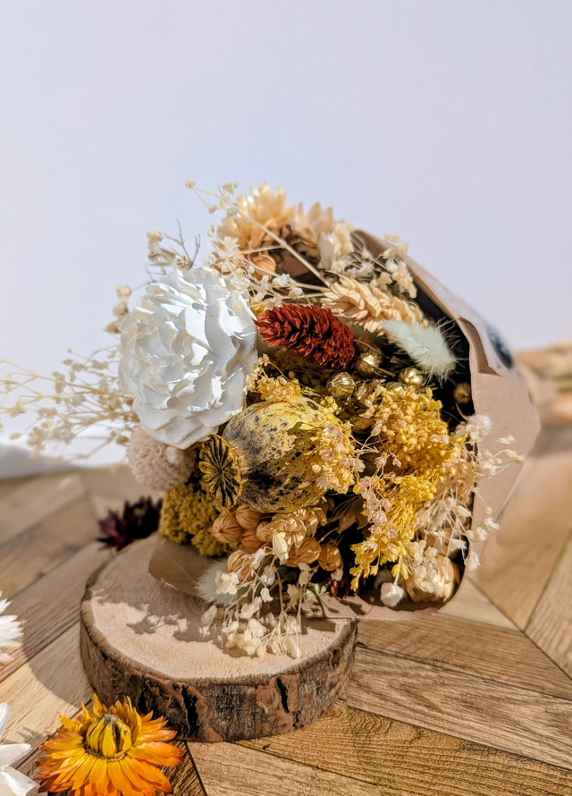 Bouquet fleurs séchées parfumé