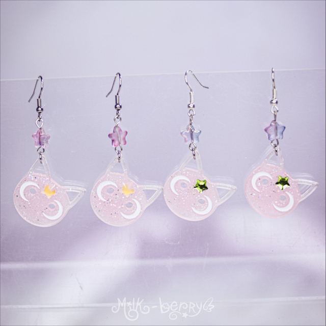 Boucles d'Oreilles Magical Cat