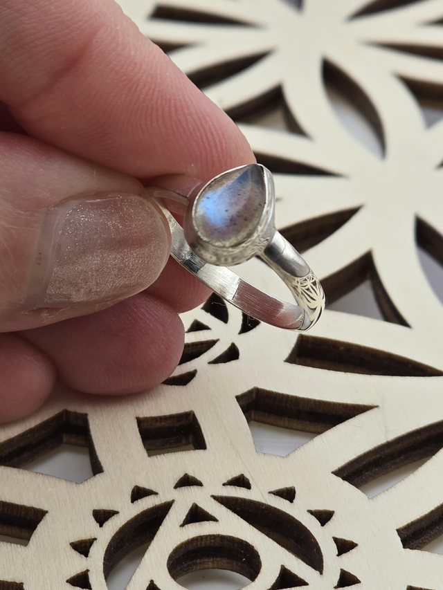 Bague Argent 925 Labradorite