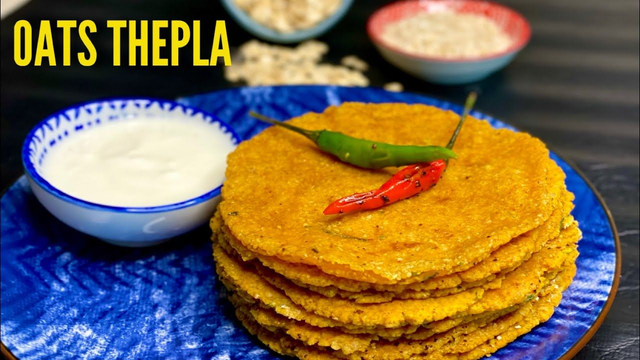 Oats Thepla – Healthy Gujarati Flatbread with Oats