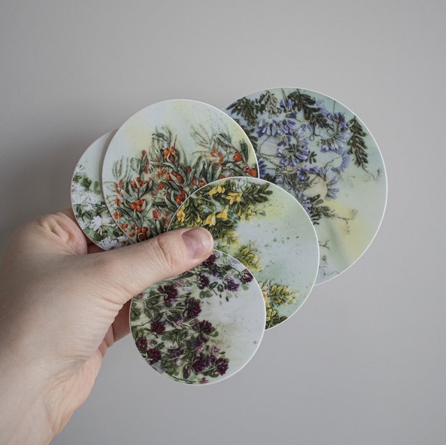 Botanical sticker SET