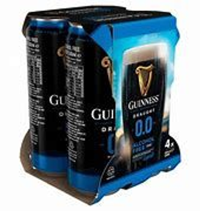 Guinness Zero Alcohol 0.0% 4 pack (x 500ml)
