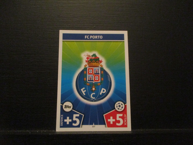 Fc Porto - UEFA Champions League Match Attax 2017/18 Original Trading Card #217