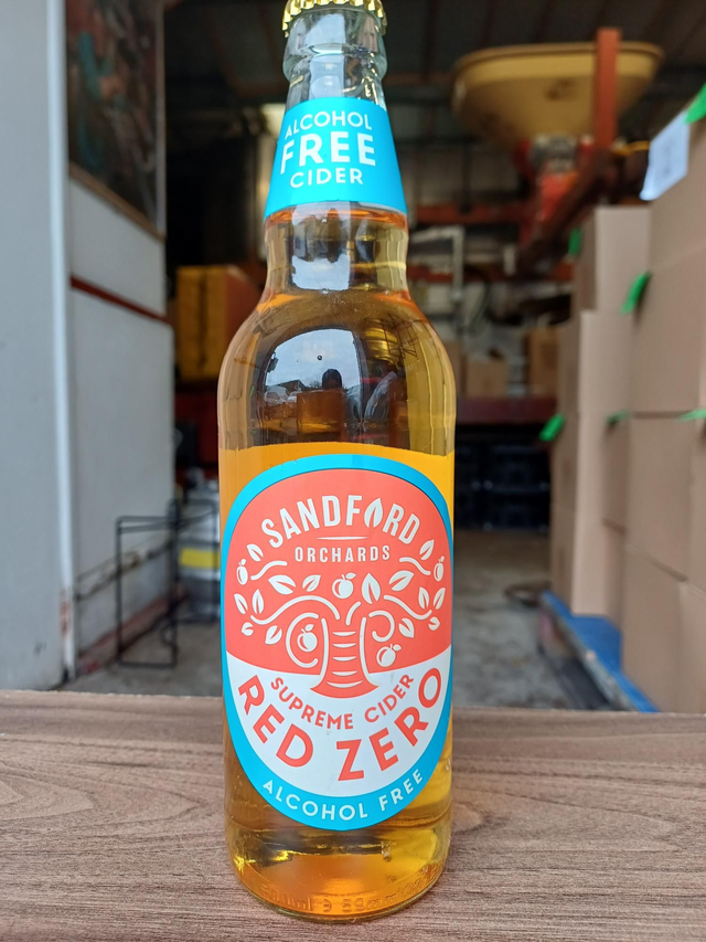 Sandford Orchards Red Zero Cider 500ml 0.5% ABV