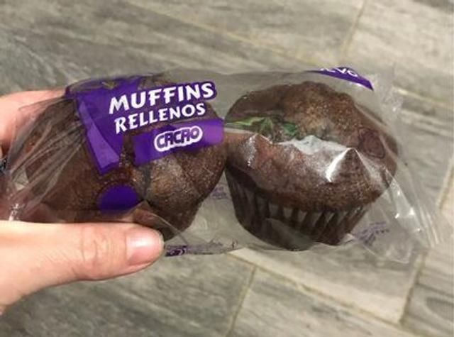 Muffins Rellenos Cacao