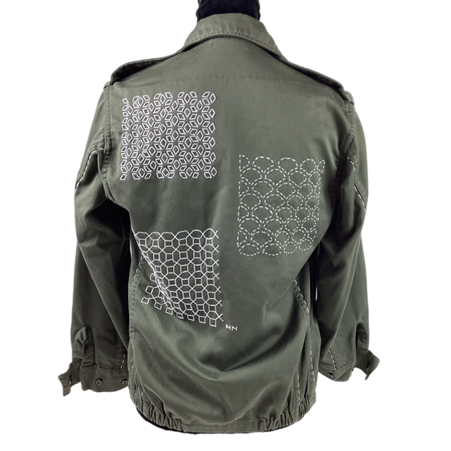 Veste sashiko Seigaiha 