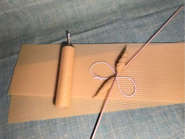 DIY Bastelset für gerollte Kerzen