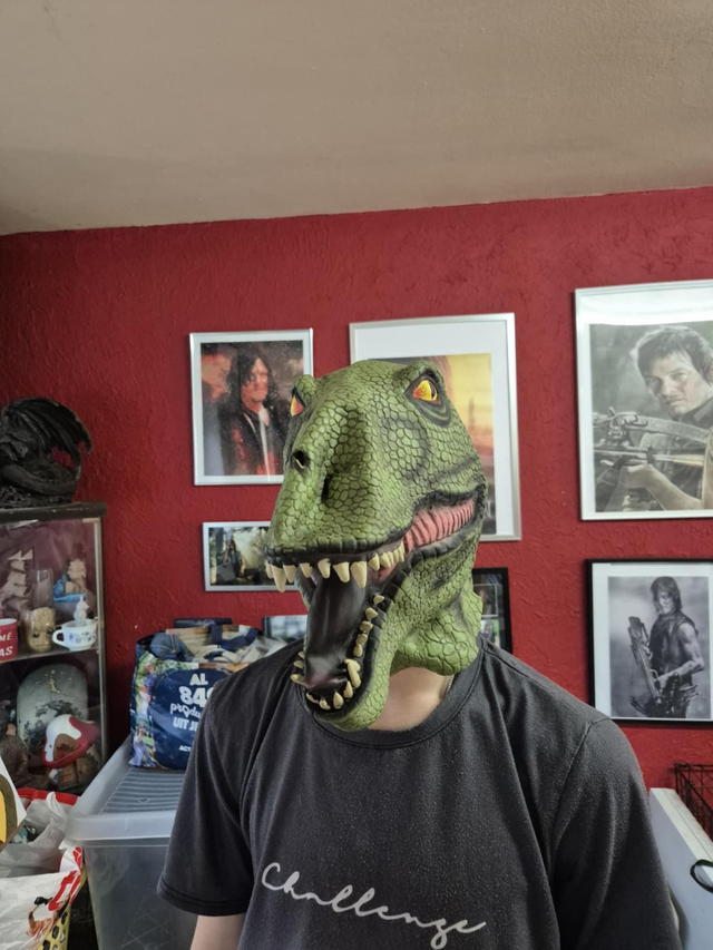 Masque de dinosaures (silicone)