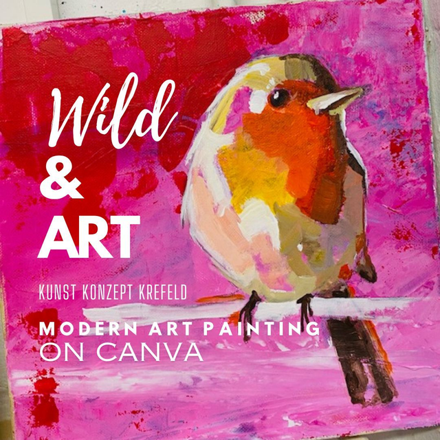 modern Art Painting I Spring Vibes