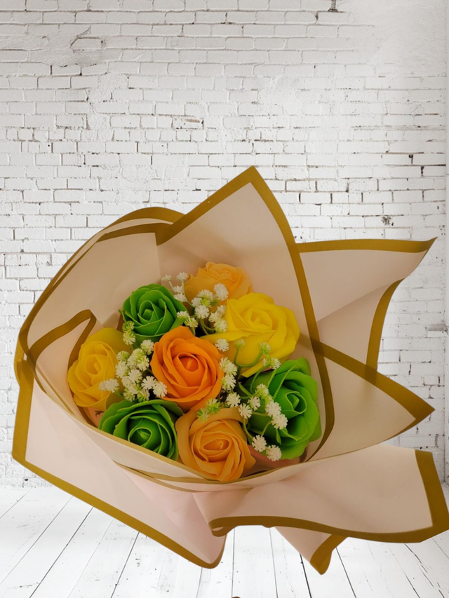 Bouquet fleurs de savon 