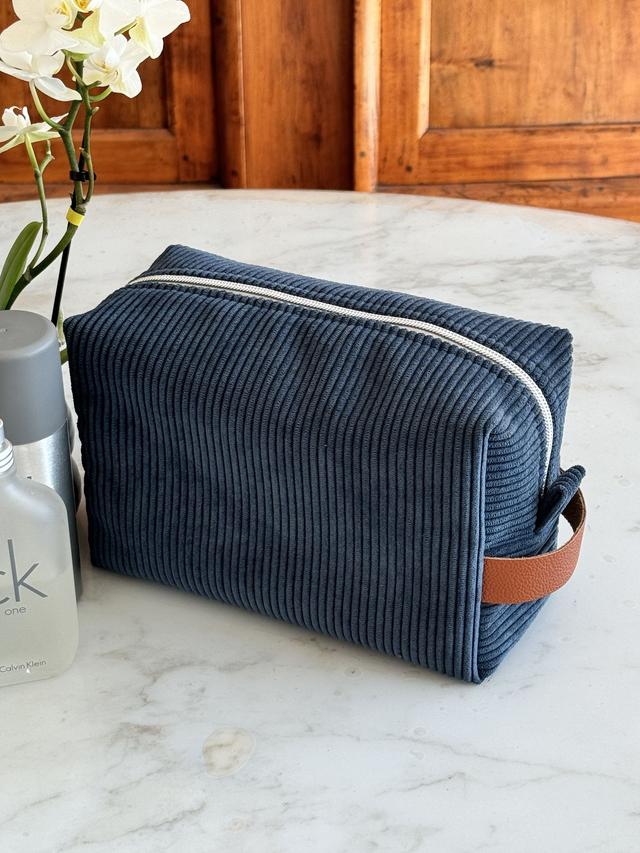 Trousse de toilette velours homme