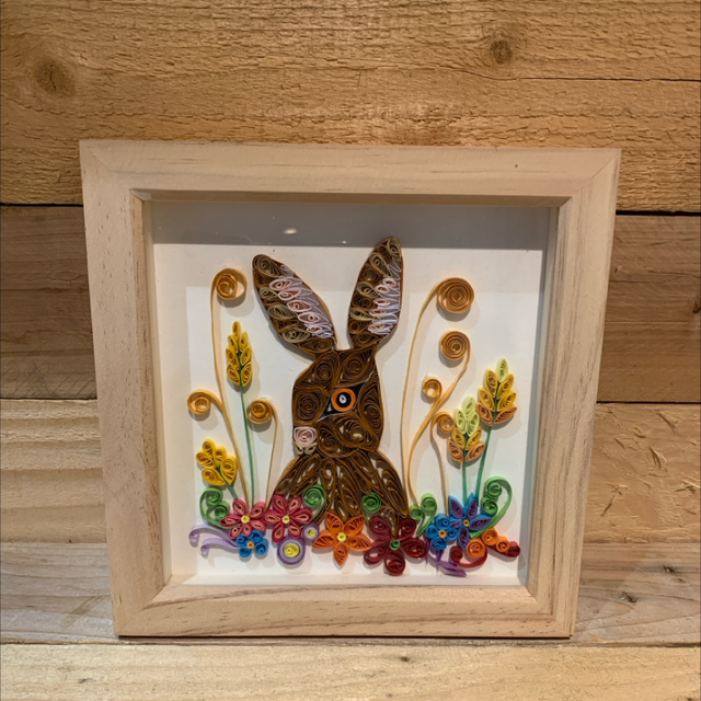 Hare Quilled Box Frame 