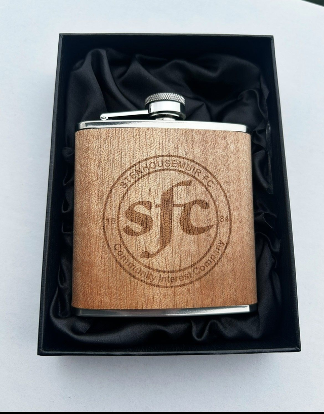 Wooden Hip Flask with gift box