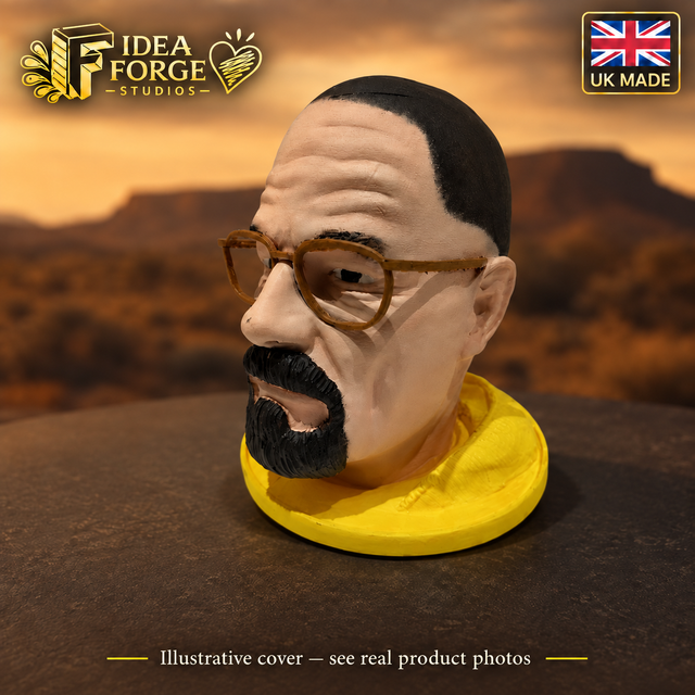 Walter White – Hand-Finished Character Bust – UK Made
