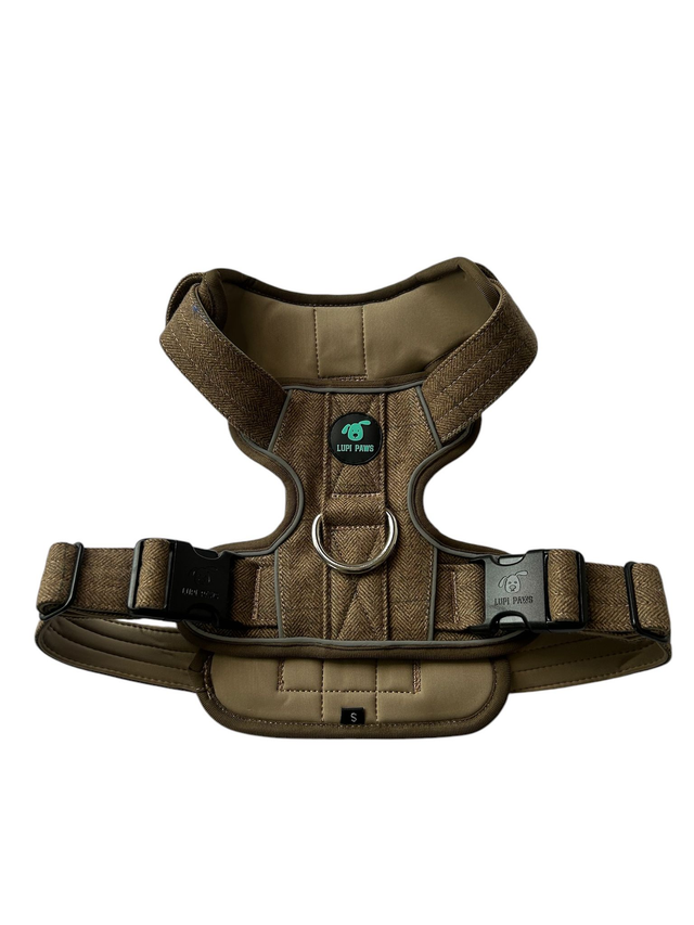 Tweed Harness - Brown