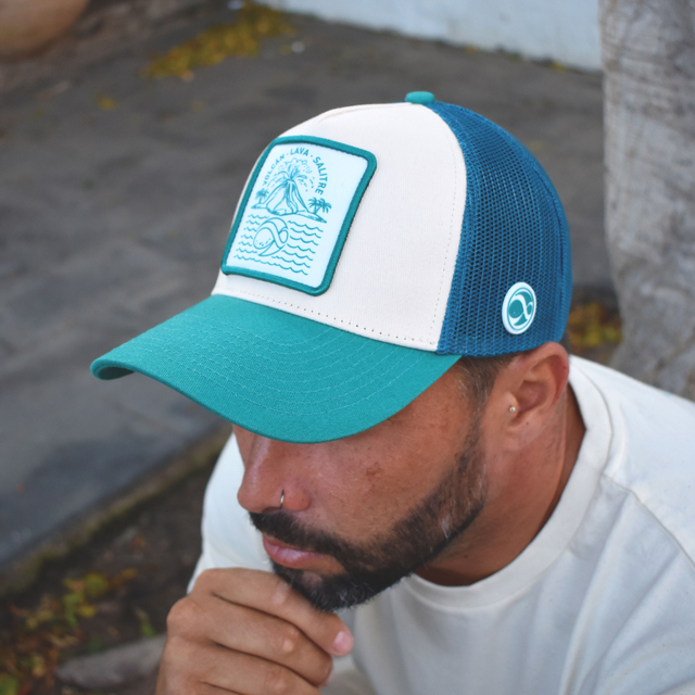 Gorra Volcán Aguamarina