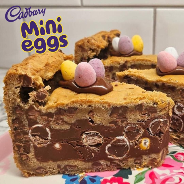 Mini Egg Cookie Pie Slice