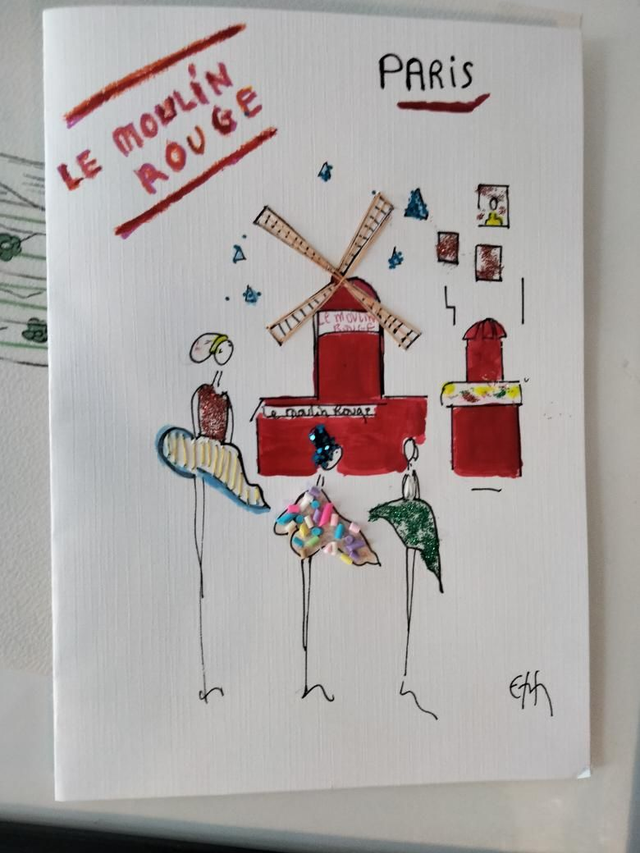 Carte le moulin rouge