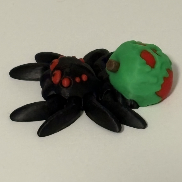 3D Printed Spider With Poison Apple