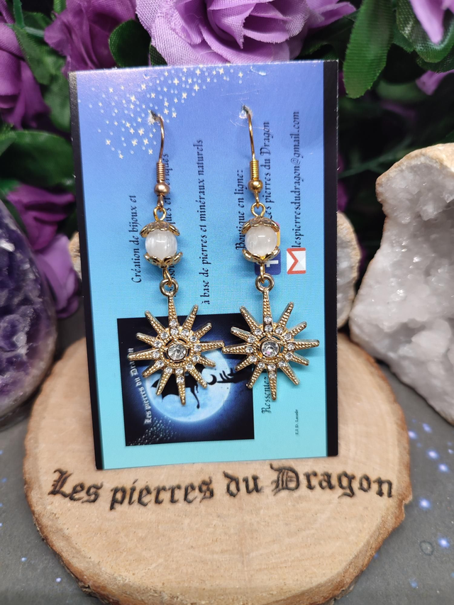 Boucles d'oreilles Guide Céleste 