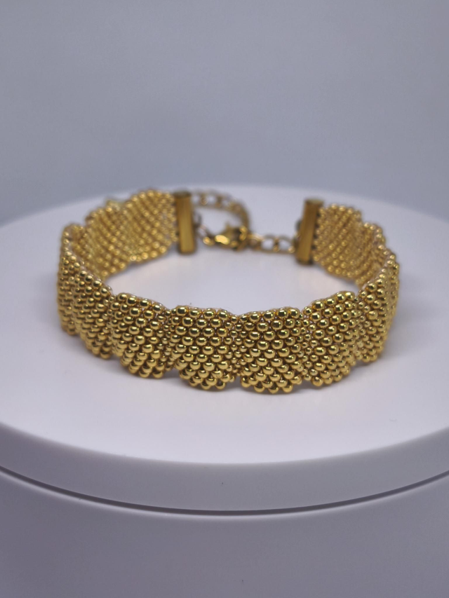 Bracelet beadweaving 17,5cm