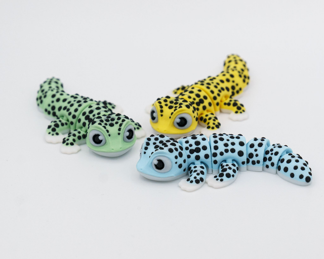 Jouet Gecko flexible