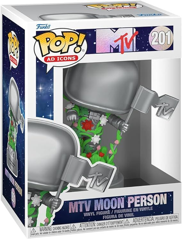 MTV 40th POP! Ad Icons Vinyl figurine Moon Person 9 cm