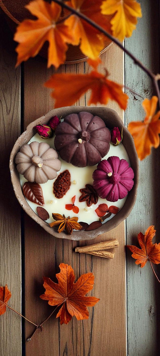 ✨ Composition Bougie parfumée ronde - Moyen format