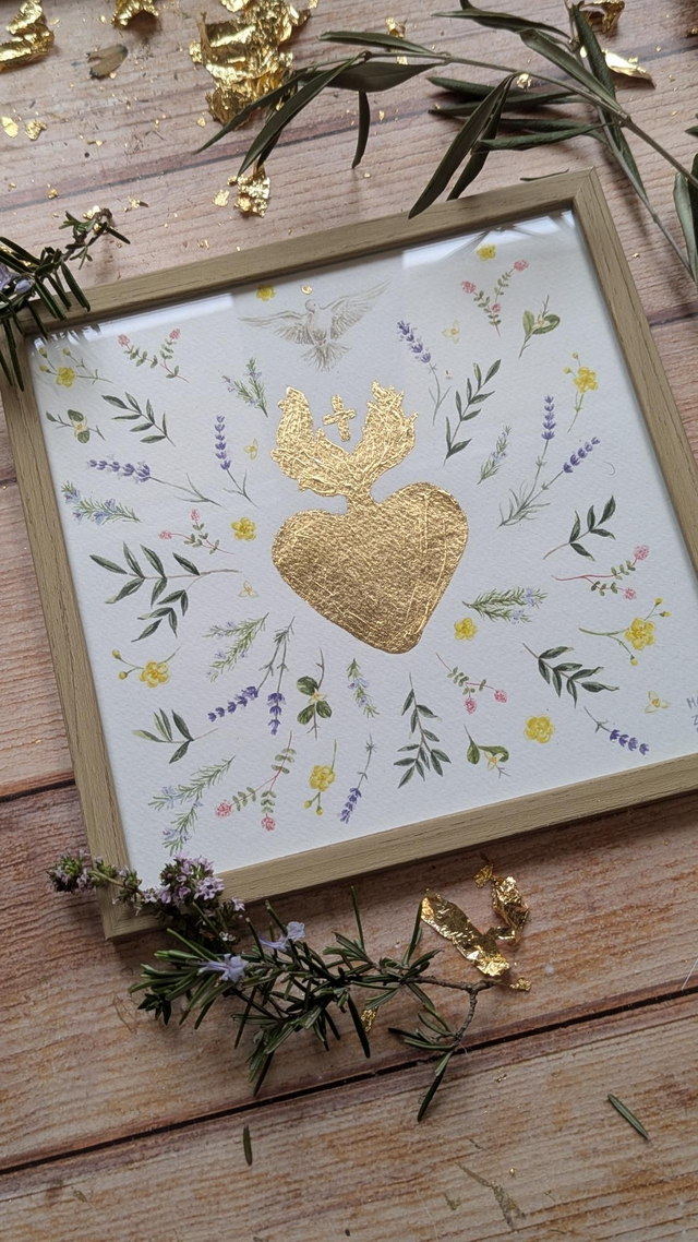 Ex-voto fleuris Saint-Chrême 