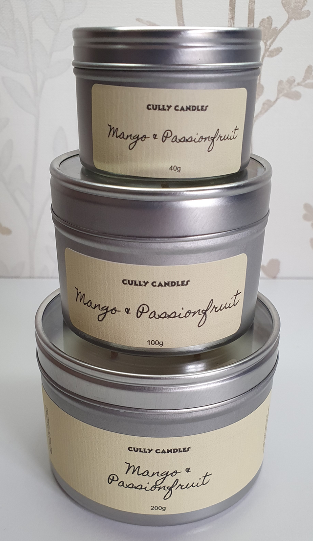 Mango &amp; Passionfruit Soy Wax Candle