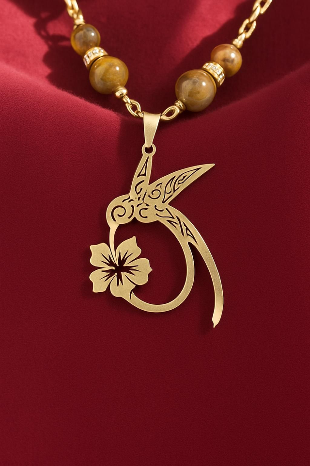 12)Collier Oeil de Tigre -- Protection, confiance en soi