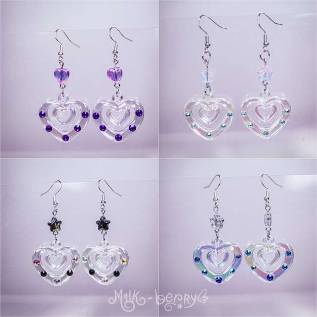 Boucles d'Oreilles Sweet Hearts