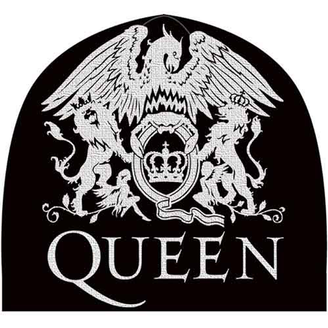 QUEEN UNISEX BEANIE HAT: CREST