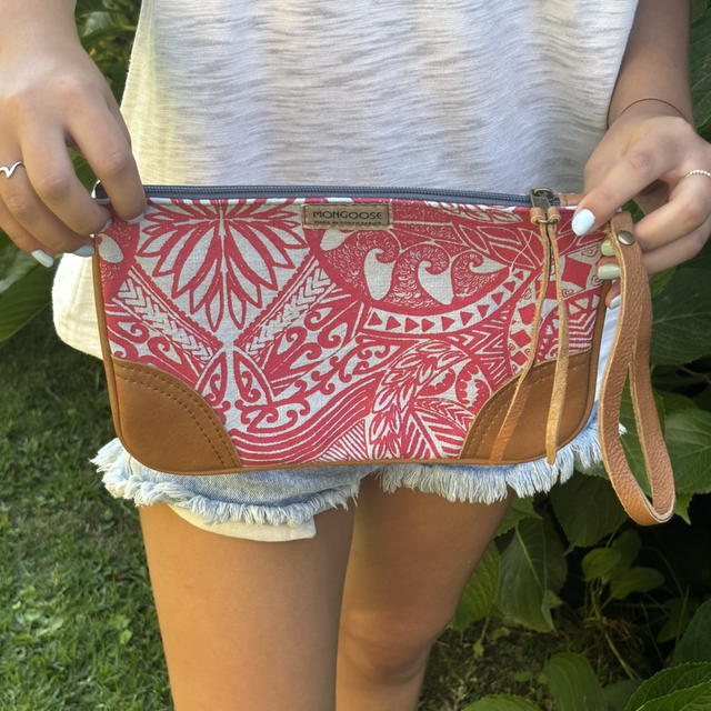 Mini Clutch Koru Coral/Mint