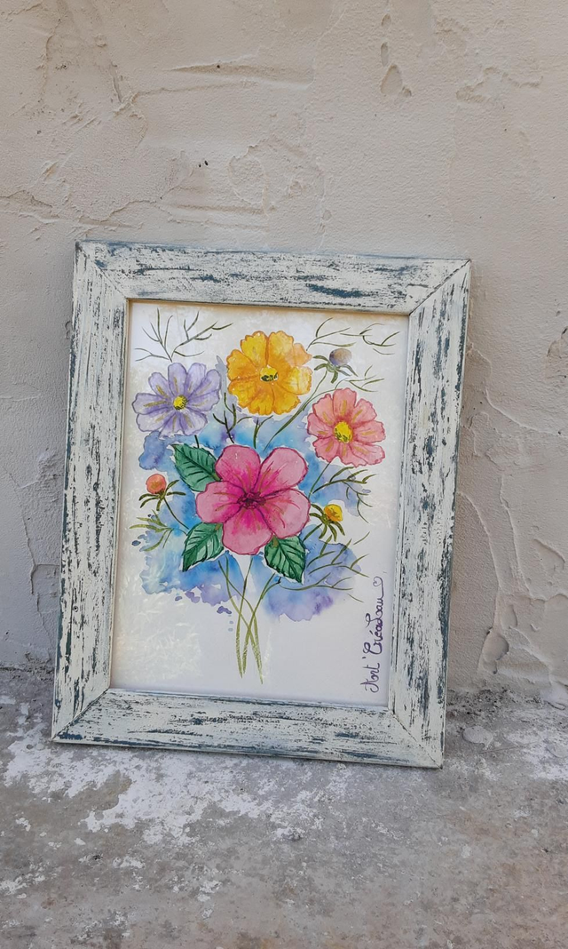 Aquarelle Bouquet Florale