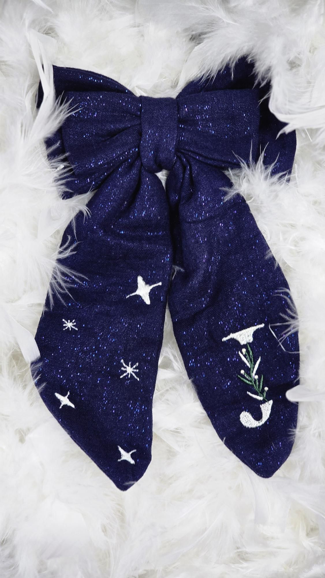 Noeud Étoile de saphir - monogramme