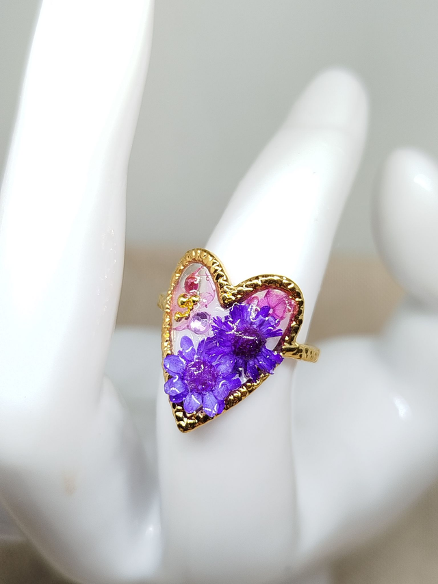 Bague Valentine coloris violet